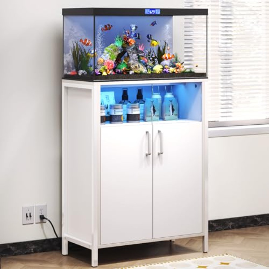 Aquarium Led Light - Fish tank stand for 10-20 gallon
