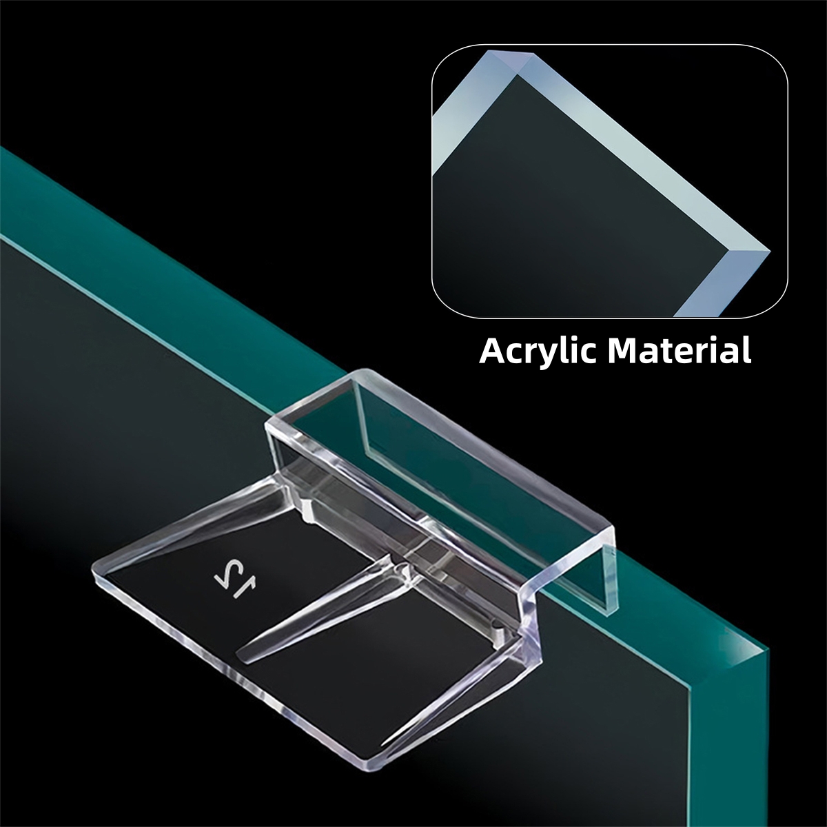 10Pcs Transparent Acrylic Fish - Aquarium Fish Images ulasan dan harga