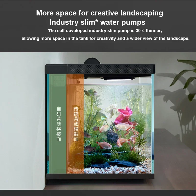 Xiaomi Mijia Smart Fish Tank W - Aquarium Fish App ulasan dan harga