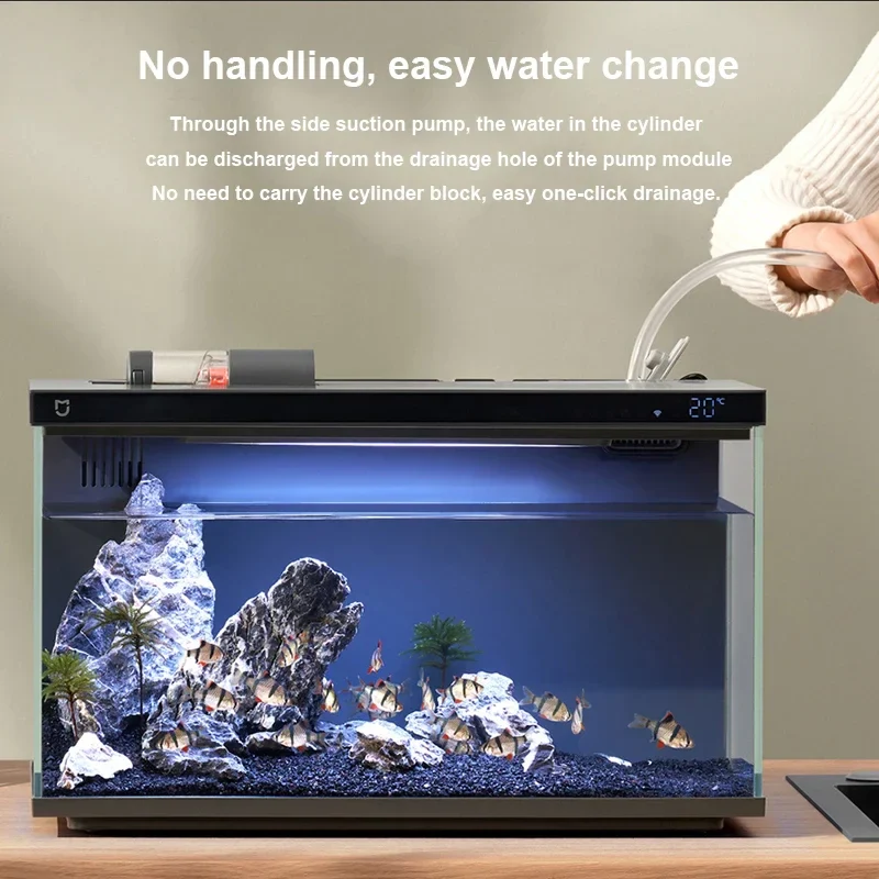 Xiaomi Mijia Smart Fish Tank W - Aquarium Fish App ulasan dan harga
