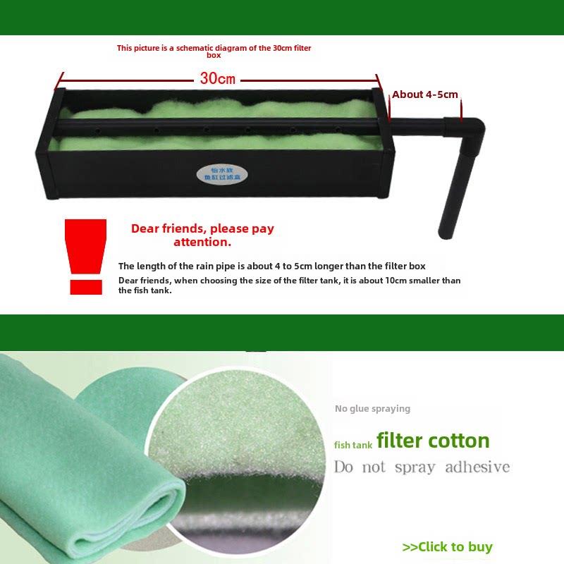 Inbuilt Fish Tank Filter Box E - Fish Tank Filter Aquarium ulasan dan harga