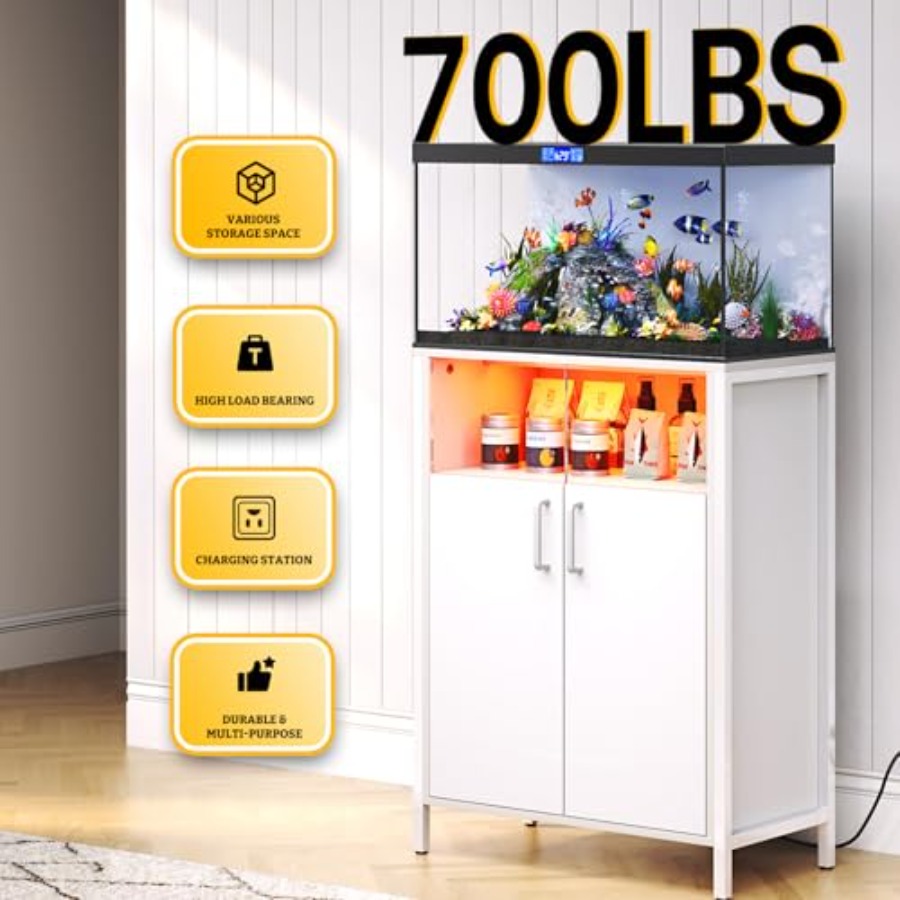 Fish tank stand for 10-20 gall - Aquarium Led Light ulasan dan harga
