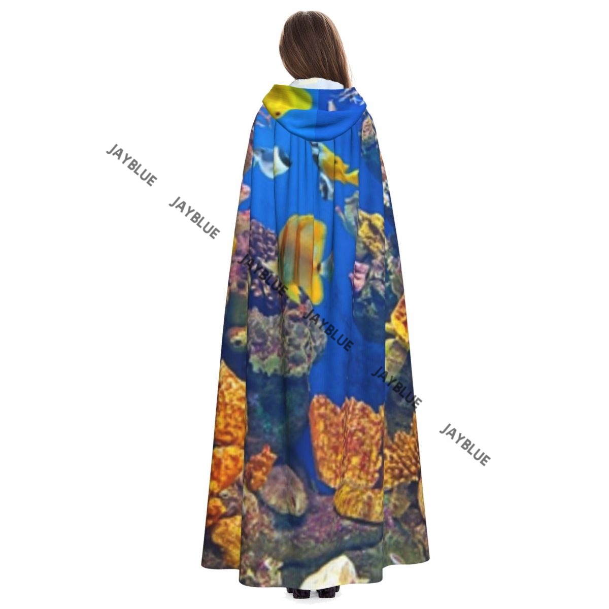 Long Cape Cloak Colorful Aquar - Aquarium Queen Fish ulasan dan harga