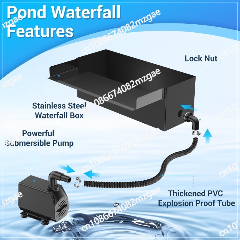 304 Stainless Steel Pond Bello - Fish Tank Filter Aquarium ulasan dan harga