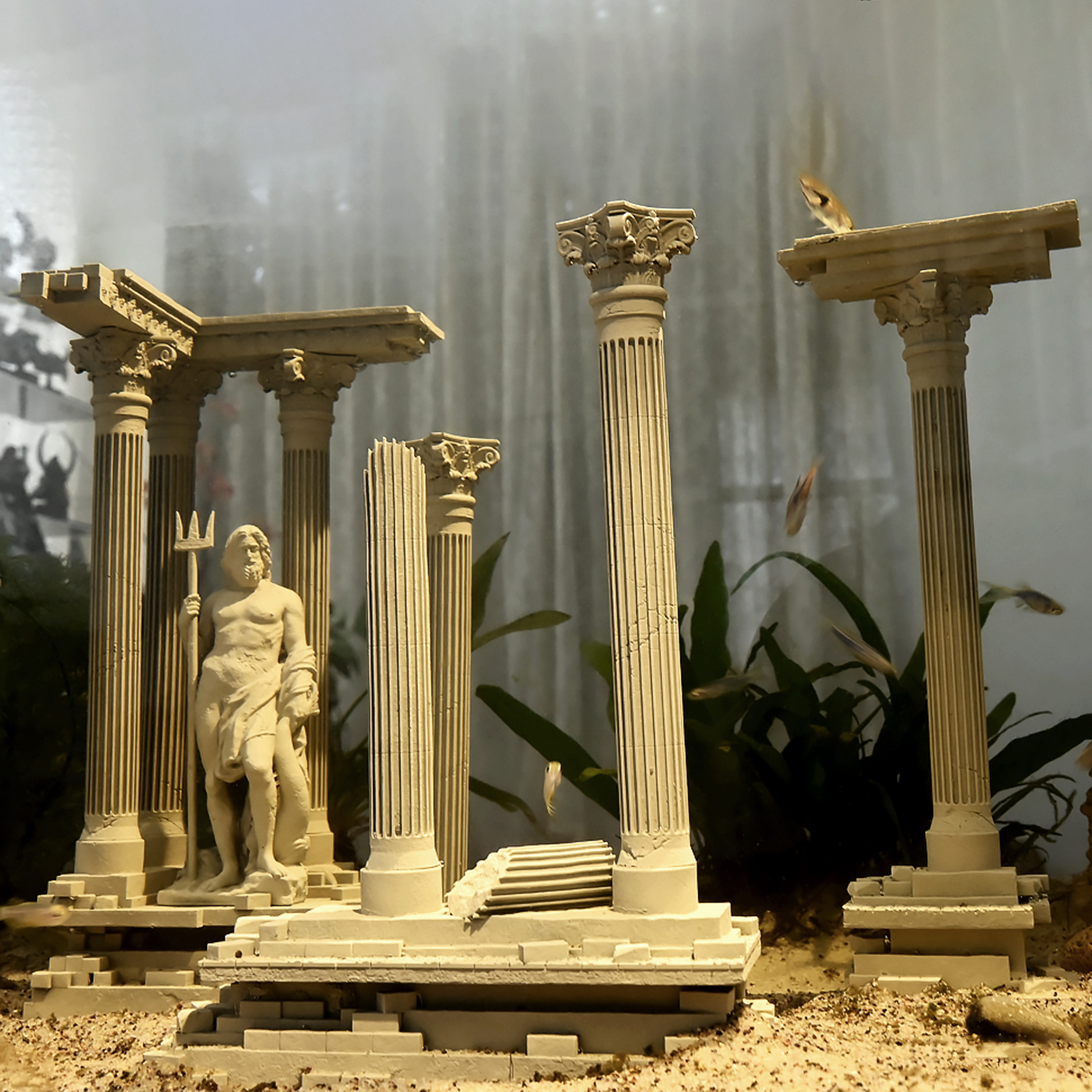 Roman Column Decoration Resin  - Aquarium Fish For Sale Online ulasan dan harga