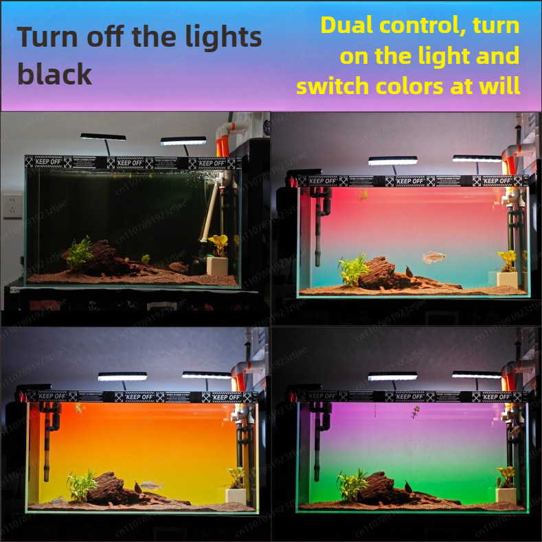 Black Acrylic Aquarium Backgro - Aquarium Led Light ulasan dan harga