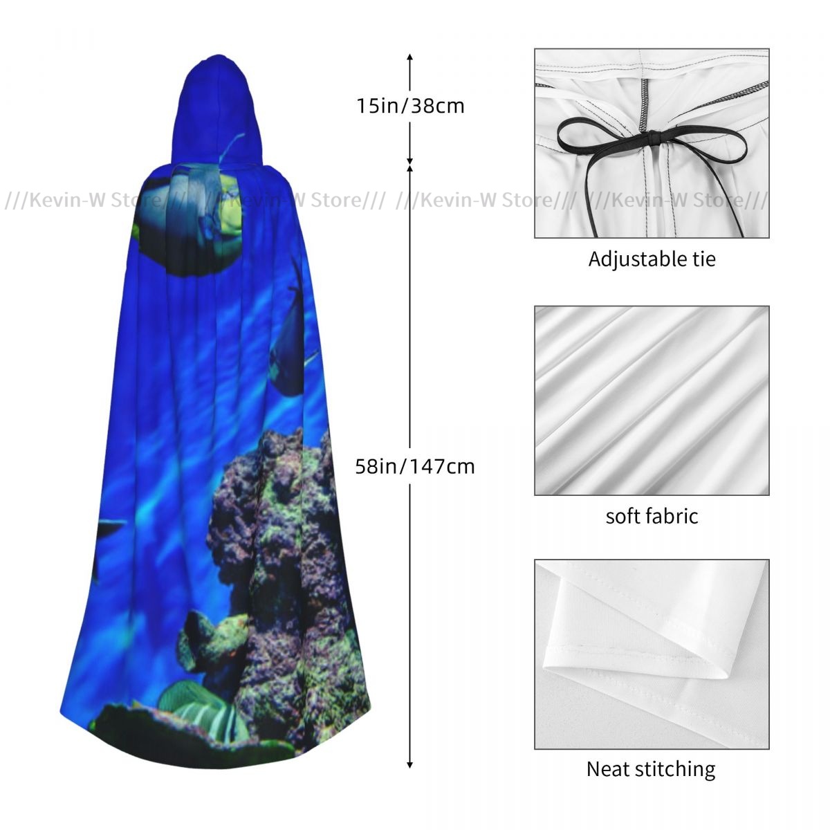 Unisex Witch Party Reversible  - Aquarium Queen Fish ulasan dan harga