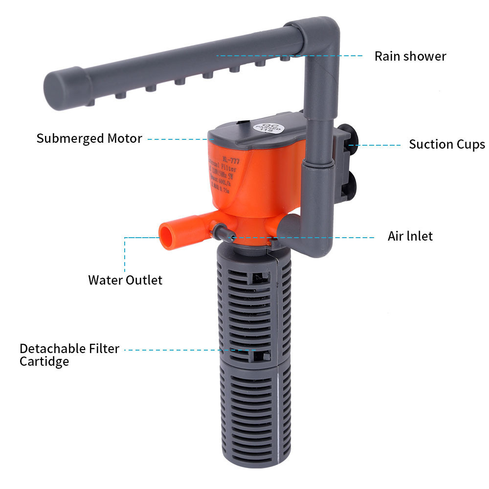 Xilong Mini Filter Pump Aquari - Aquarium Xilong ulasan dan harga