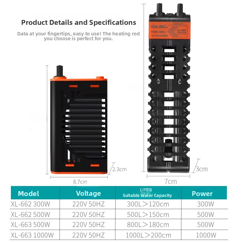 Xilong PTC Aquarium Heating Tu - Aquarium Xilong ulasan dan harga