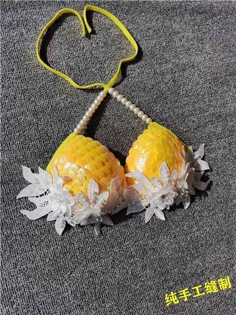 Mermaid Sequins Shell Bikini T - Aquarium Queen Fish ulasan dan harga