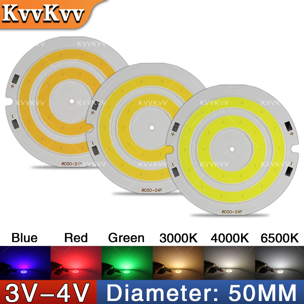 3V 4V Round COB LED Lamp Parts - Aquarium Led Light ulasan dan harga