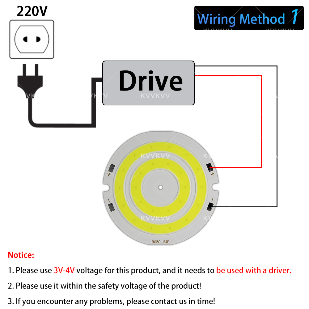 3V 4V Round COB LED Lamp Parts - Aquarium Led Light ulasan dan harga
