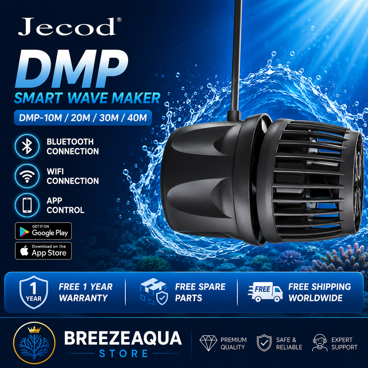 Jecod/Jebao New Cordless DMP-1 - Aquarium Fish App ulasan dan harga