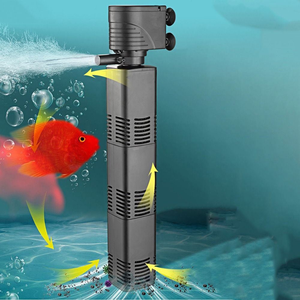 Plastic 3 in 1 Fish Tank Filte - Aquarium Fish Images ulasan dan harga
