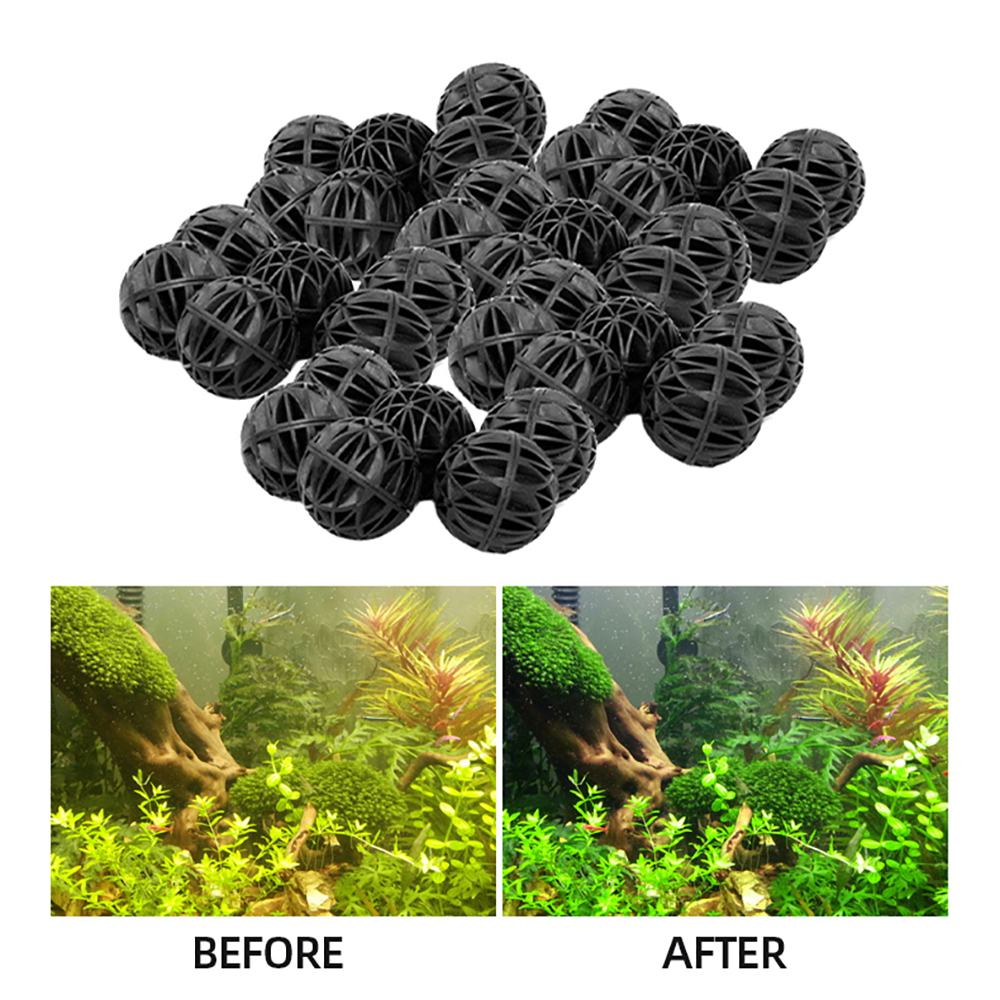 100pcs 18mm Biological Bio Bal - Aquarium Fish Images ulasan dan harga