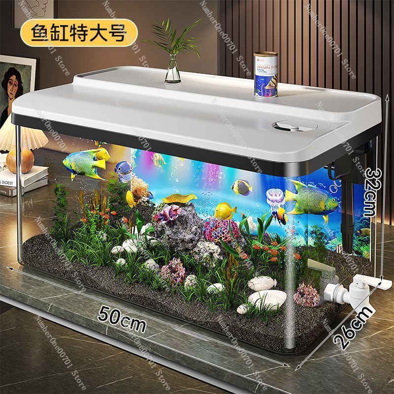 Fish Tank Filter Oxygen Self-C - Aquarium Fish No Need Oxygen ulasan dan harga