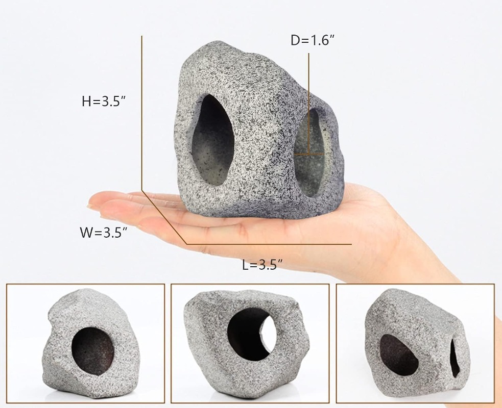 Fish Tank Cave Stone Landscapi - Aquarium Fish For Sale Online ulasan dan harga
