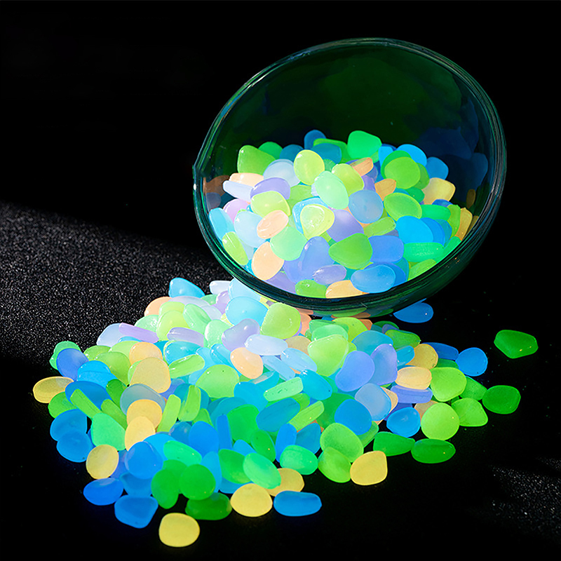 ● 100pcs Garden Decor Luminous - Aquarium Fish That Glow In The Dark ulasan dan harga